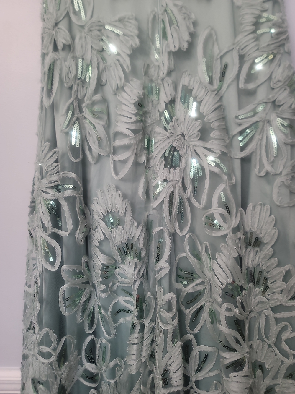 Eliza JWomen's V-Neck Ball Gown - Picture 9 of 14